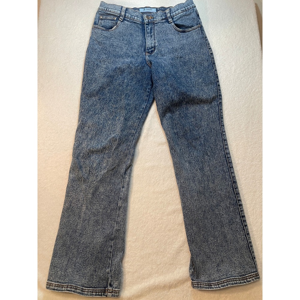 Jr-S.com Vintage Acid Wash High Rise Straight Leg Jeans Blue Size 11/12